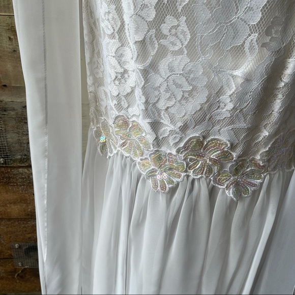 Gunne Sax Vintage 80’s does 1920’s Fitted Gown - Picture 4 of 9